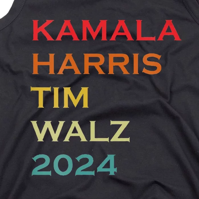 Harris Walz 2024 Harris For President Vote For Kamala Tank Top