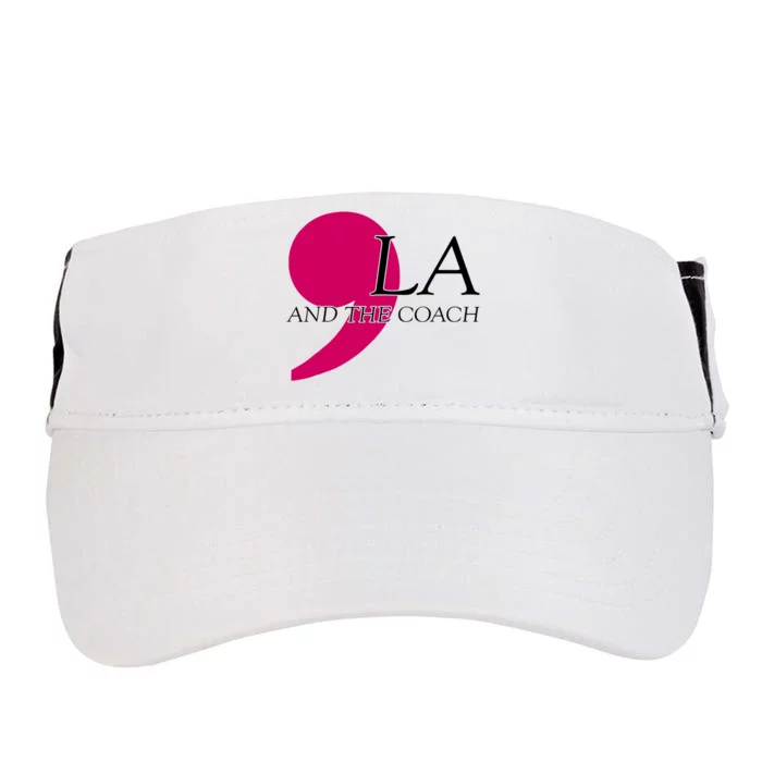 Harris Walz 2024 Comma La And The Coach Adult Drive Performance Visor