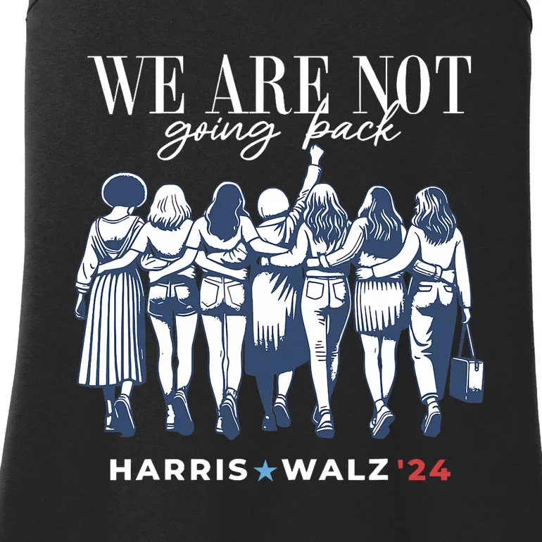 Harris Waltz 2024 Tim Waltz 24 We Are Not Going Back Women Ladies Essential Tank