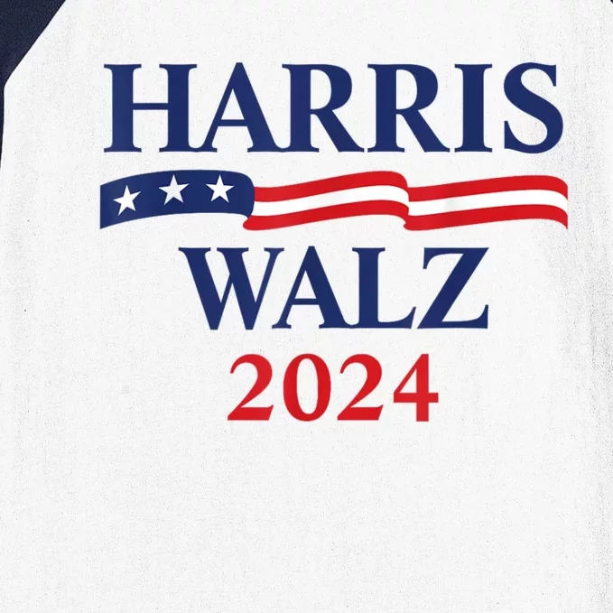 Harris Waltz 2024 Election Kamala Harris Tim Waltz 2024 Baseball Sleeve Shirt