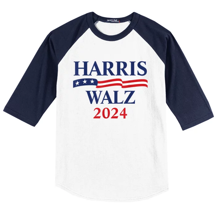 Harris Waltz 2024 Election Kamala Harris Tim Waltz 2024 Baseball Sleeve Shirt