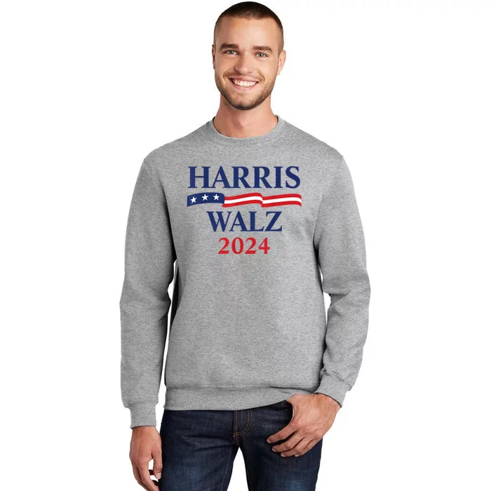 Harris Waltz 2024 Election Kamala Harris Tim Waltz 2024 Tall Sweatshirt