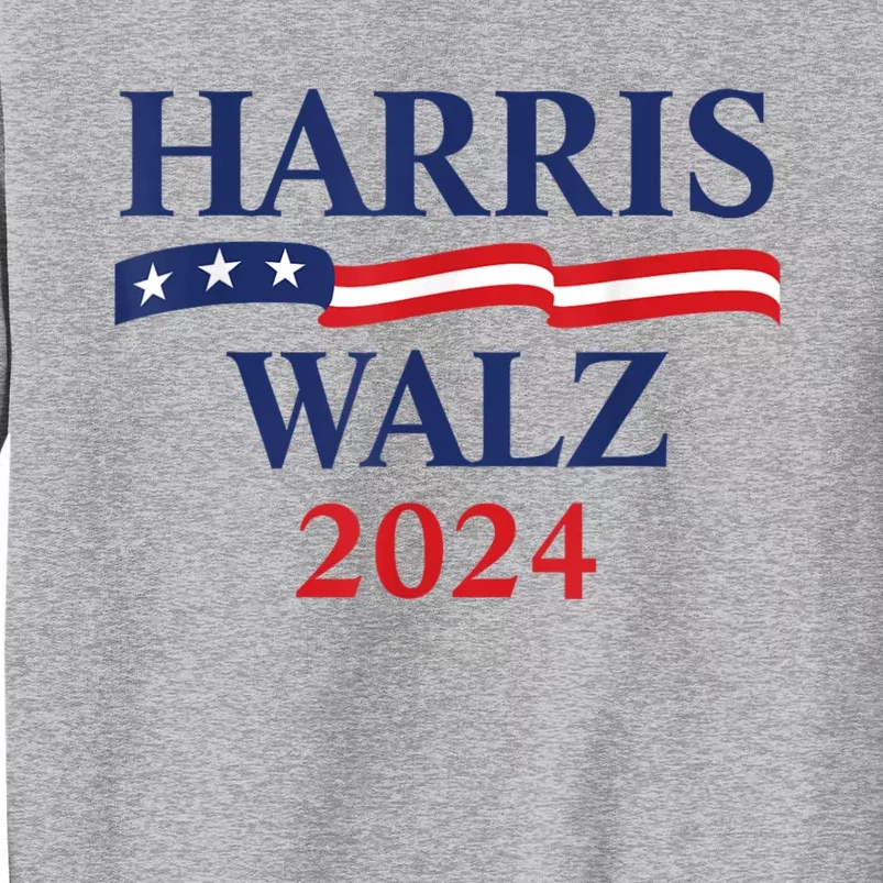 Harris Waltz 2024 Election Kamala Harris Tim Waltz 2024 Tall Sweatshirt