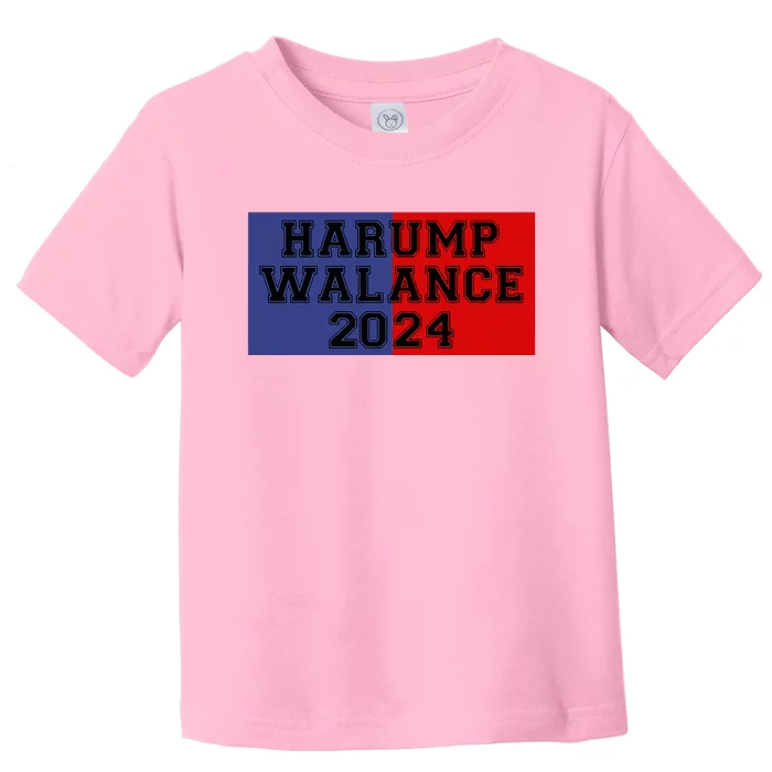 Harump Walance 2024 Harris Trump Walz Vance Toddler T-Shirt