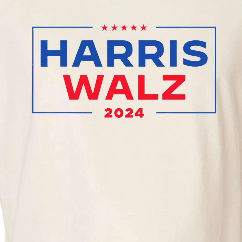 Harris Walz 2024 Vp Presidential Election Usa Waltz Garment-Dyed Women's Muscle Tee