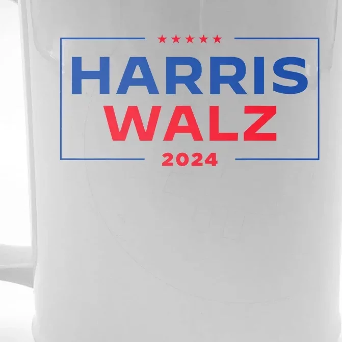 Harris Walz 2024 Vp Presidential Election Usa Waltz Front & Back Beer Stein