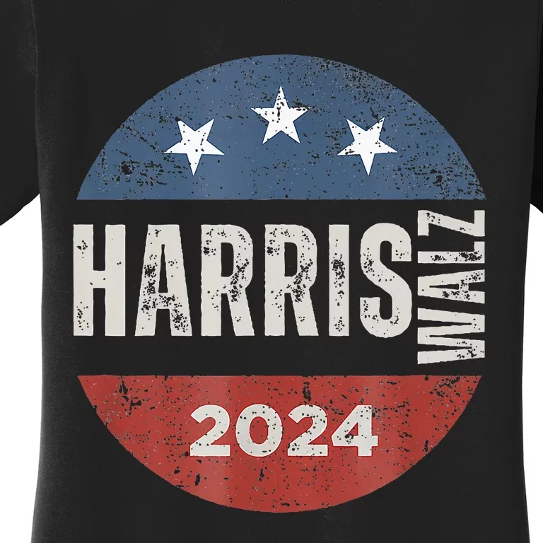 Harris Waltz 2024 Election Kamala Harris Tim Waltz 2024 Women's T-Shirt