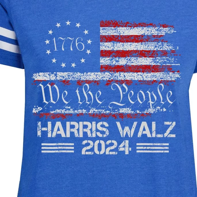 Harris Waltz 2024 Election Kamala Harris Tim Waltz 2024 Enza Ladies Jersey Football T-Shirt