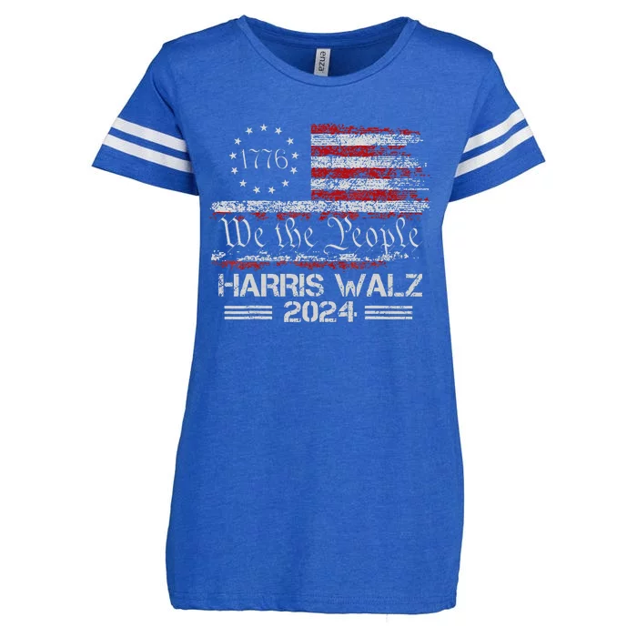 Harris Waltz 2024 Election Kamala Harris Tim Waltz 2024 Enza Ladies Jersey Football T-Shirt