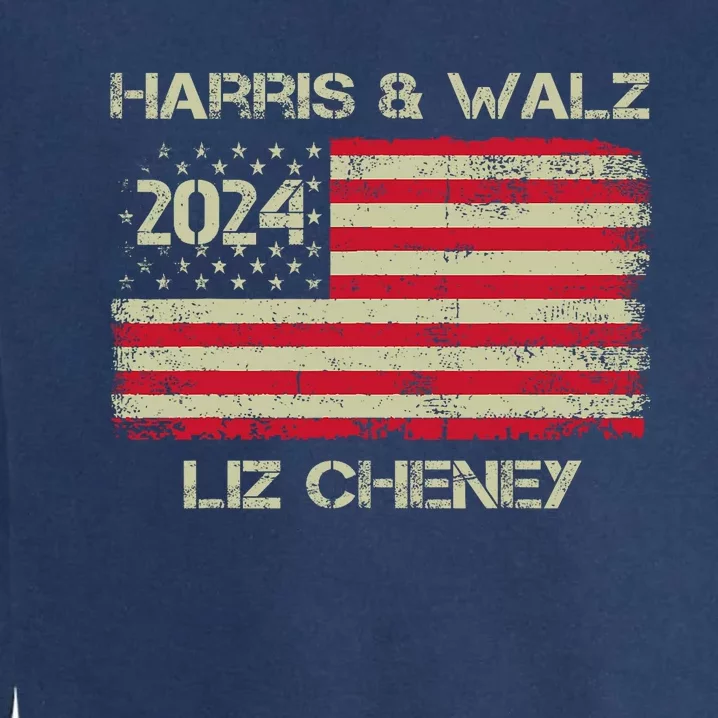 Harris Walz 2024 Presidential Election Democracy Matters Garment-Dyed Sweatshirt