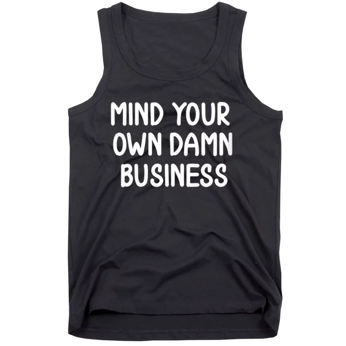 Harris Walz 2024 Mind Your Own Damn Business Tank Top