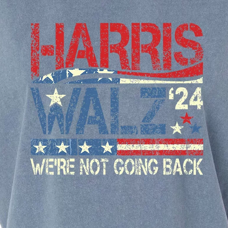 Harris Waltz 2024 Harris Tim Waltz 24 WeRe Not Going Back Garment-Dyed Women's Muscle Tee