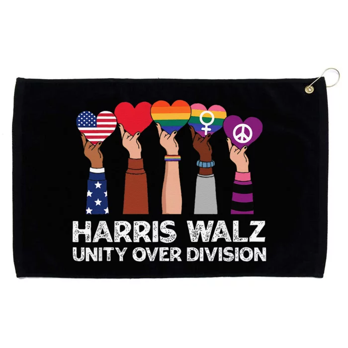 Harris Waltz 2024 Unity Over Division Grommeted Golf Towel