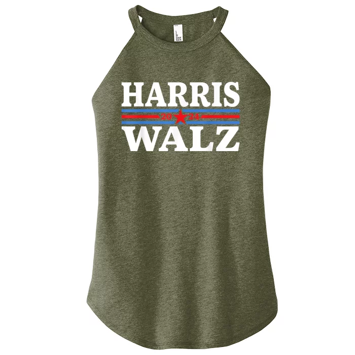 Harris Waltz 2024 Election Kamala Harris Tim Waltz 2024 Women’s Perfect Tri Rocker Tank