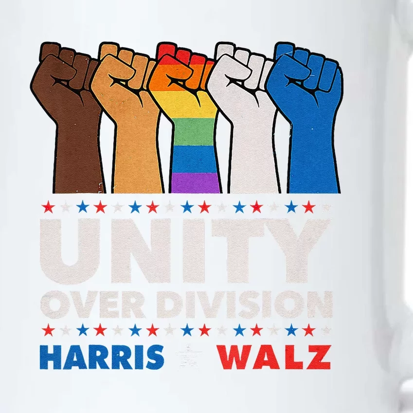 Harris Waltz 2024 Unity Over Division Black Color Changing Mug