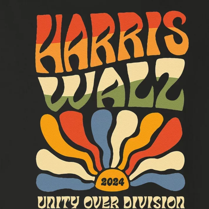 Harris Waltz 2024 Unity Over Division Toddler Long Sleeve Shirt