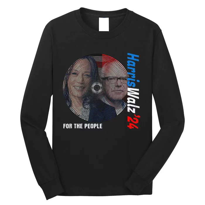 Harris Walz 2024 For The People Kamala Harris Tim Waltz 2024 Long Sleeve Shirt