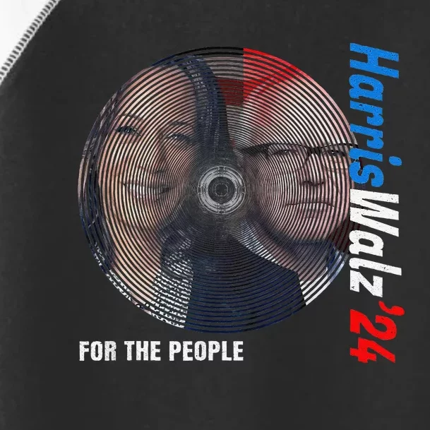 Harris Walz 2024 For The People Kamala Harris Tim Waltz 2024 Toddler Fine Jersey T-Shirt