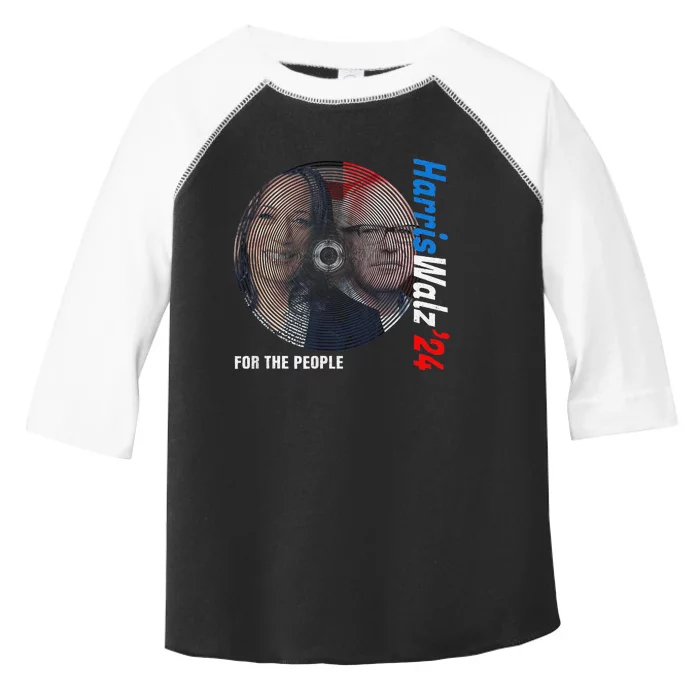 Harris Walz 2024 For The People Kamala Harris Tim Waltz 2024 Toddler Fine Jersey T-Shirt