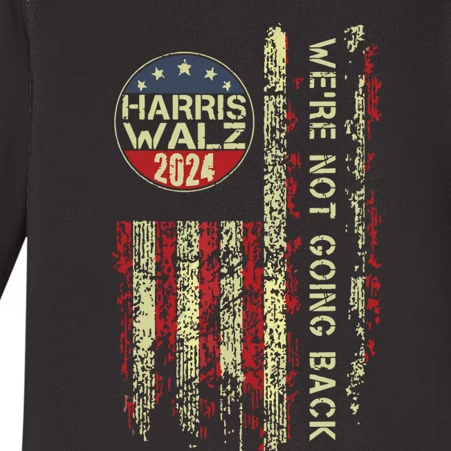 Harris Waltz 2024 Election Kamala Harris Tim Waltz 2024 Baby Long Sleeve Bodysuit