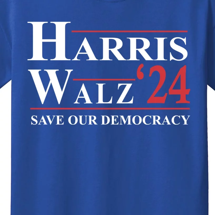 Harris Waltz 2024 WeRe Not Going Back 2 Side Back And Front Gift Kids T-Shirt