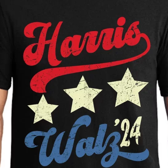 Harris Walz 2024 Election Kamala Harris Tim Waltz 2024 Pajama Set