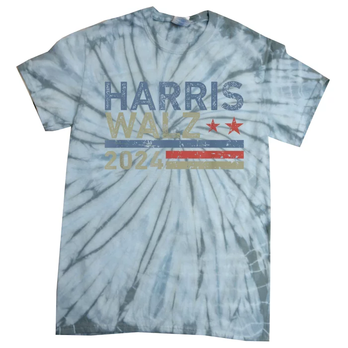 Harris Waltz 2024 Election Kamala Harris Tim Waltz 2024 Tie-Dye T-Shirt