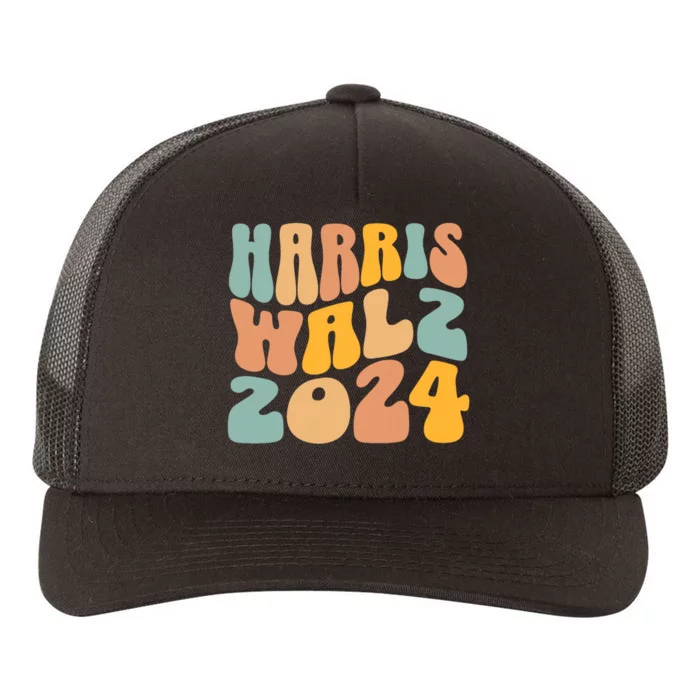 Harris Walz 2024 For President Kamala Harris Democrat Yupoong Adult 5-Panel Trucker Hat