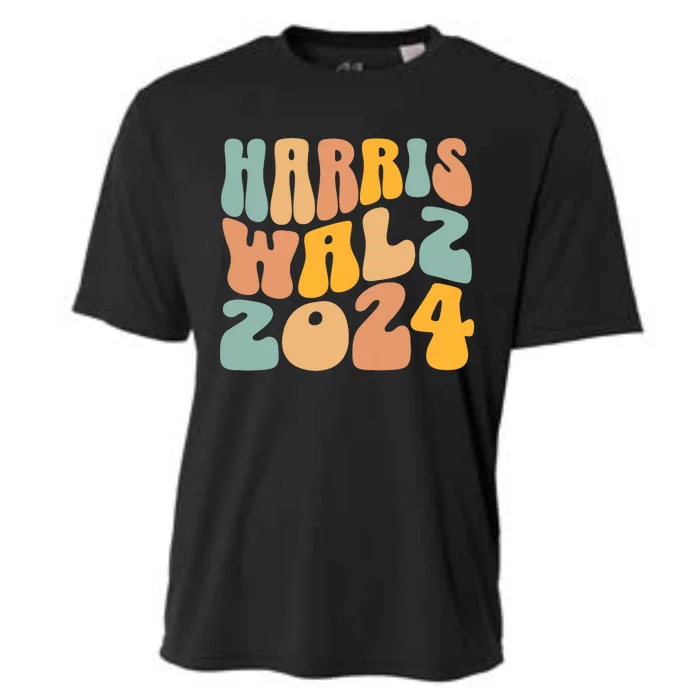 Harris Walz 2024 For President Kamala Harris Democrat Cooling Performance Crew T-Shirt