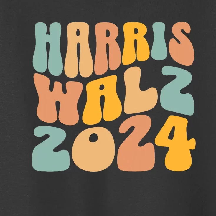 Harris Walz 2024 For President Kamala Harris Democrat Toddler T-Shirt