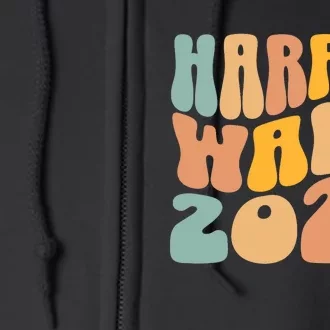 Harris Walz 2024 For President Kamala Harris Democrat Full Zip Hoodie