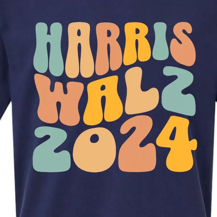 Harris Walz 2024 For President Kamala Harris Democrat Sueded Cloud Jersey T-Shirt