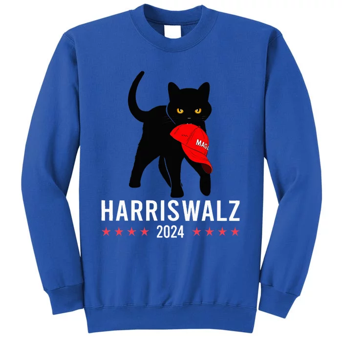 Harris Walz 2024 Cat Lady For Kamala Harris Against Trump Sweatshirt