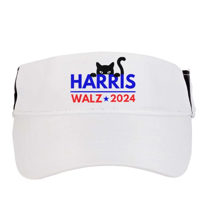 Harris Waltz 2024 Funny Cat Kamala Tim Election Art Adult Drive Performance Visor