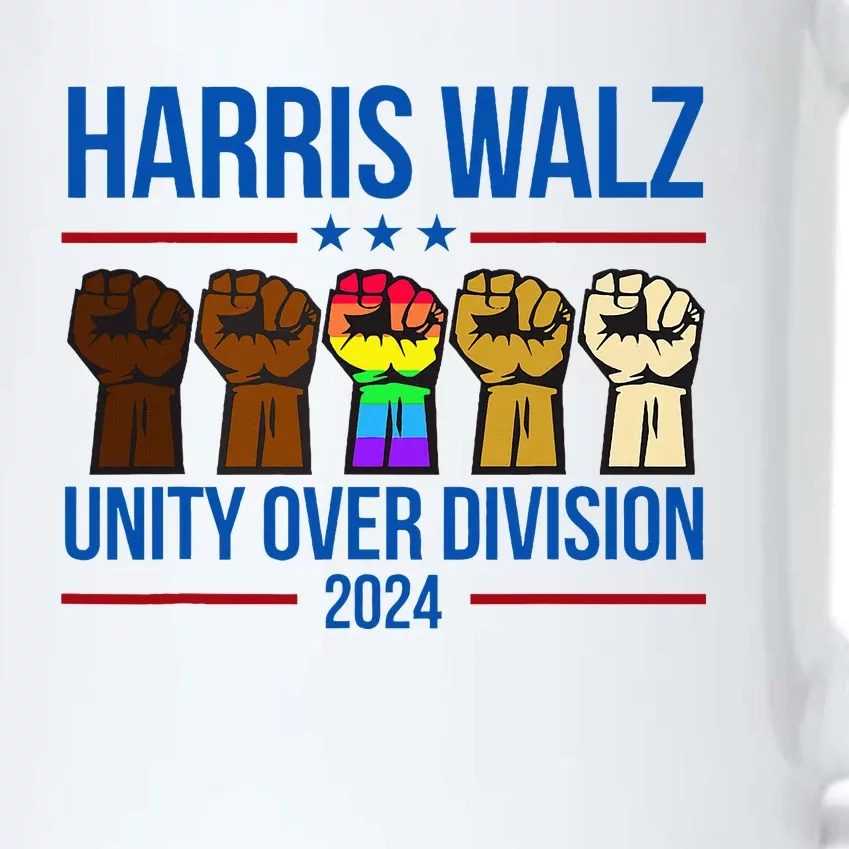 Harris Waltz 2024 Unity Over Division Black Color Changing Mug