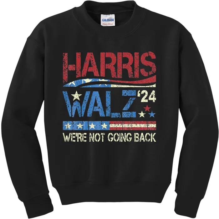 Harris Waltz 2024 Election Kamala Harris Kids Sweatshirt