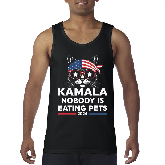 Harris Walz 2024 Nobody Is Eating Pets Tank Top