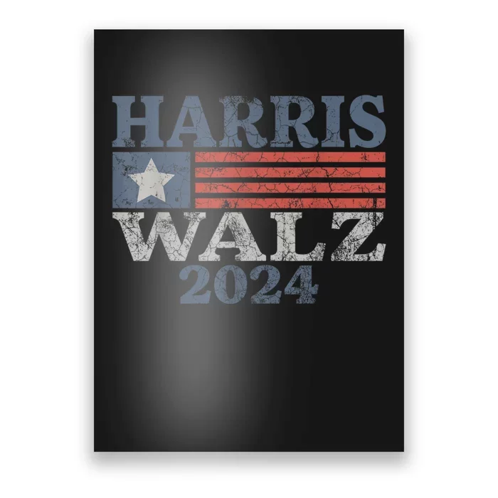 Harris Waltz 2024 Election Kamala Harris Tim Waltz 2024 Poster