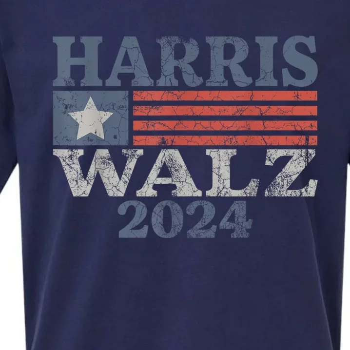 Harris Waltz 2024 Election Kamala Harris Tim Waltz 2024 Sueded Cloud Jersey T-Shirt