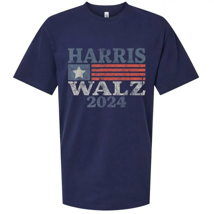 Harris Waltz 2024 Election Kamala Harris Tim Waltz 2024 Sueded Cloud Jersey T-Shirt