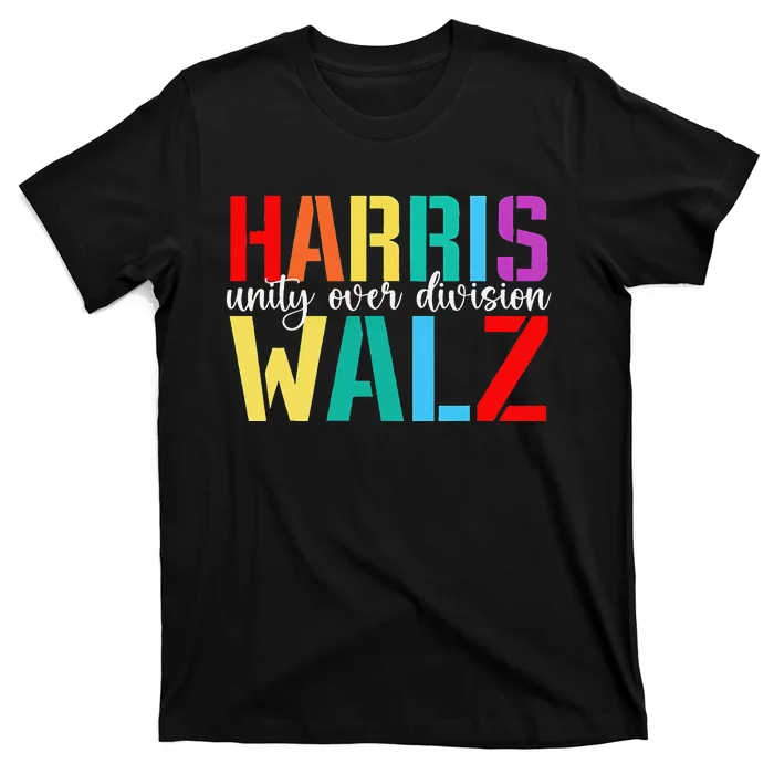 Harris Waltz 2024 Unity Over Division T-Shirt