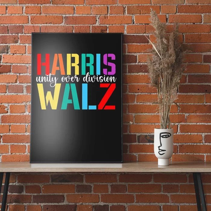 Harris Waltz 2024 Unity Over Division Poster