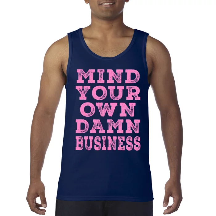 Harris Walz 2024 Mind Your Own Damn Business Tank Top