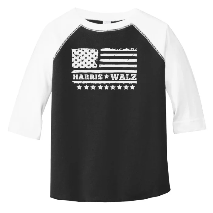 Harris Waltz 2024 Election Kamala Harris Tim Waltz 2024 Gift Toddler Fine Jersey T-Shirt