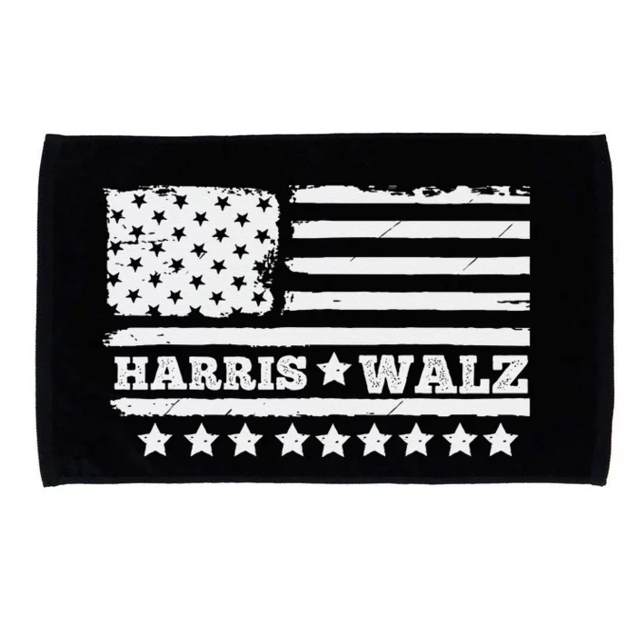 Harris Waltz 2024 Election Kamala Harris Tim Waltz 2024 Gift Microfiber Hand Towel