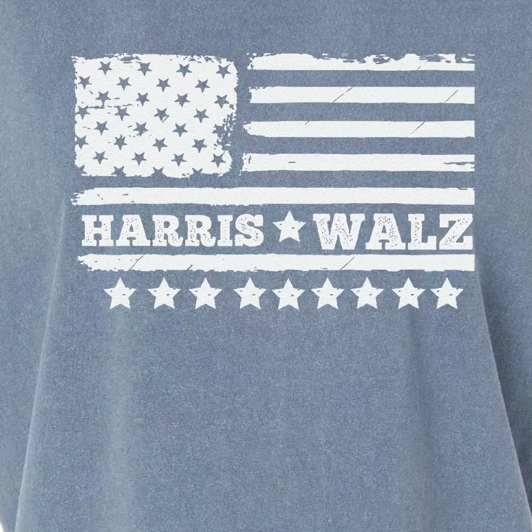 Harris Waltz 2024 Election Kamala Harris Tim Waltz 2024 Gift Garment-Dyed Women's Muscle Tee