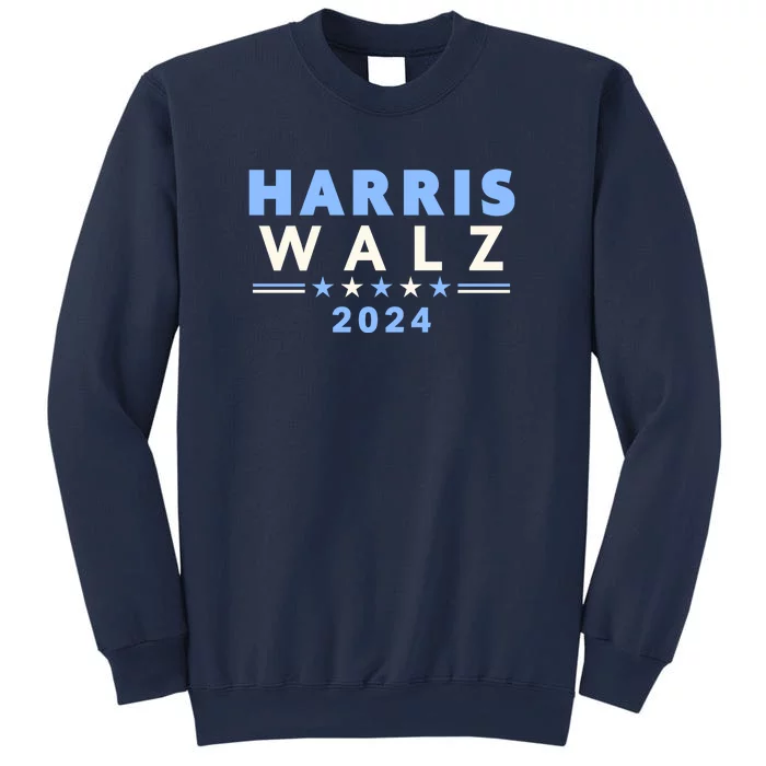 Harris Walz 2024 Election Ivory Blue Sweatshirt