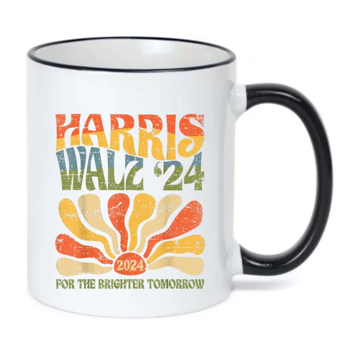 Harris Waltz 2024 Election Kamala Harris Tim Waltz 2024 Black Color Changing Mug