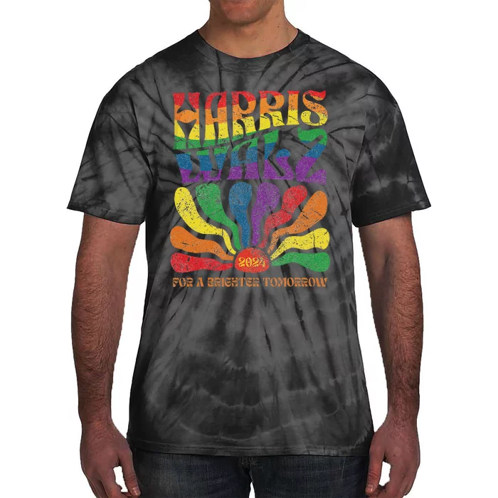 Harris Waltz 2024 Kamala Harris Tim Waltz 2024 Tie-Dye T-Shirt