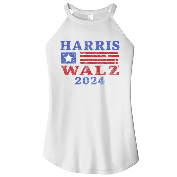 Harris Waltz 2024 Election Kamala Harris Tim Waltz 2024 Pro Kamala Harris Women’s Perfect Tri Rocker Tank